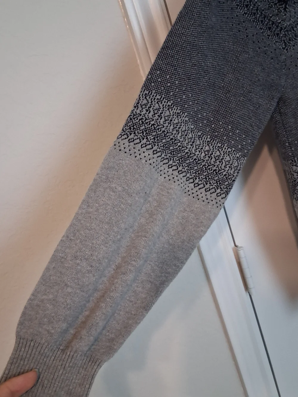 Men's Crewneck Sweater in Navy Blue - 100% Cotton